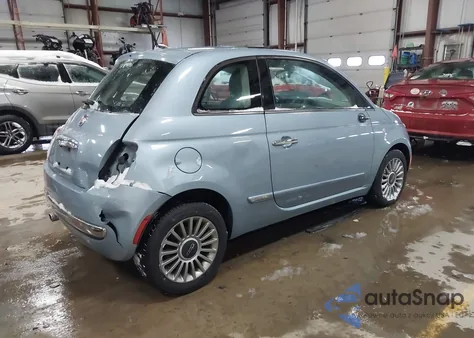 2013 Fiat 500 Lounge from USA, damaged, VIN 3C3CFFCR9DT743200